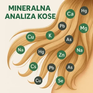 Značaj Funkcionalne medicine kod hroničnih bolesti 5 Mineralna analiza kose