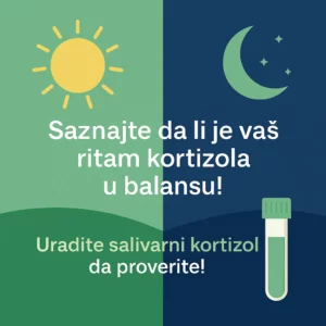Polni hormoni i njihov značaj za reproduktivno zdravlje 24 Test adrenalnog stresa (salivarni kortizol-4 uzorkovanja) produženi panel