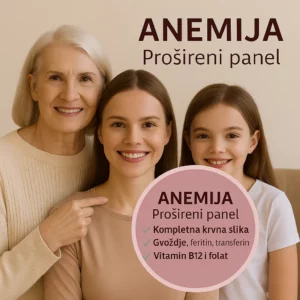 Sezonski virusi i imunitet 11 Anemija - prošireni panel