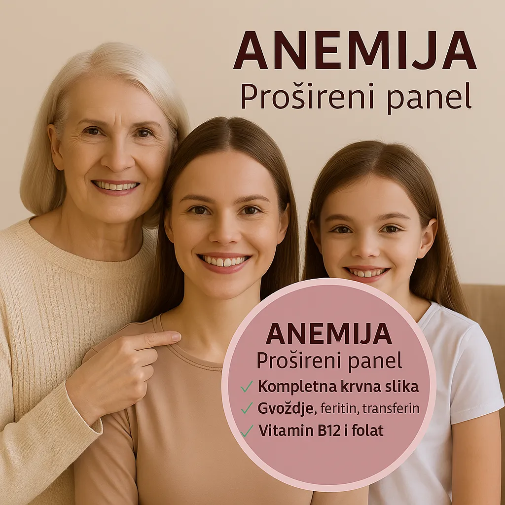 Anemija - prošireni panel
