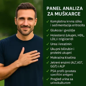 Vitamini, minerali i suplementacija u prevenciji zdravlja 26 Muški panel
