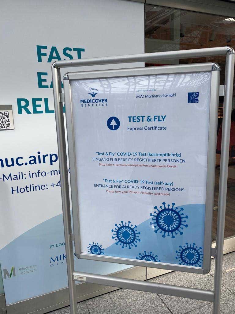 Na aerodromu u Minhenu otvoren je COVID-19 testni centar 2 Na aerodromu u Minhenu otvoren je COVID-19 testni centar 2