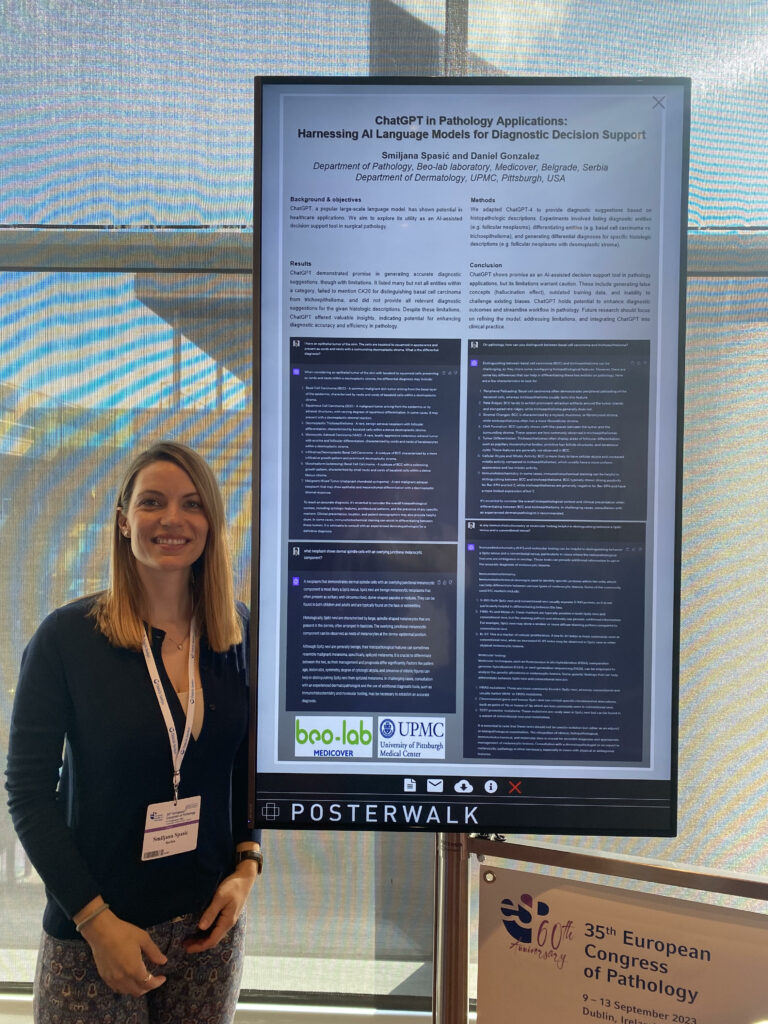 Beo-lab Medicover na 35. evropskom Kongresu patologa u Dublinu 2 Beo-lab Medicover na 35. evropskom Kongresu patologa u Dublinu 2