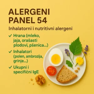 Inhalatorni i nutritivni alergeni-panel 54